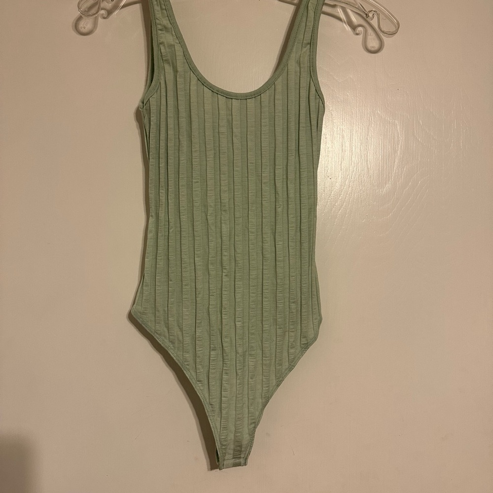 Jonathan Simkhai Irene ribbed bodysuit size small